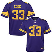 Nike Boys' Minnesota Vikings Dalvin Cook #33 Purple Game Jersey