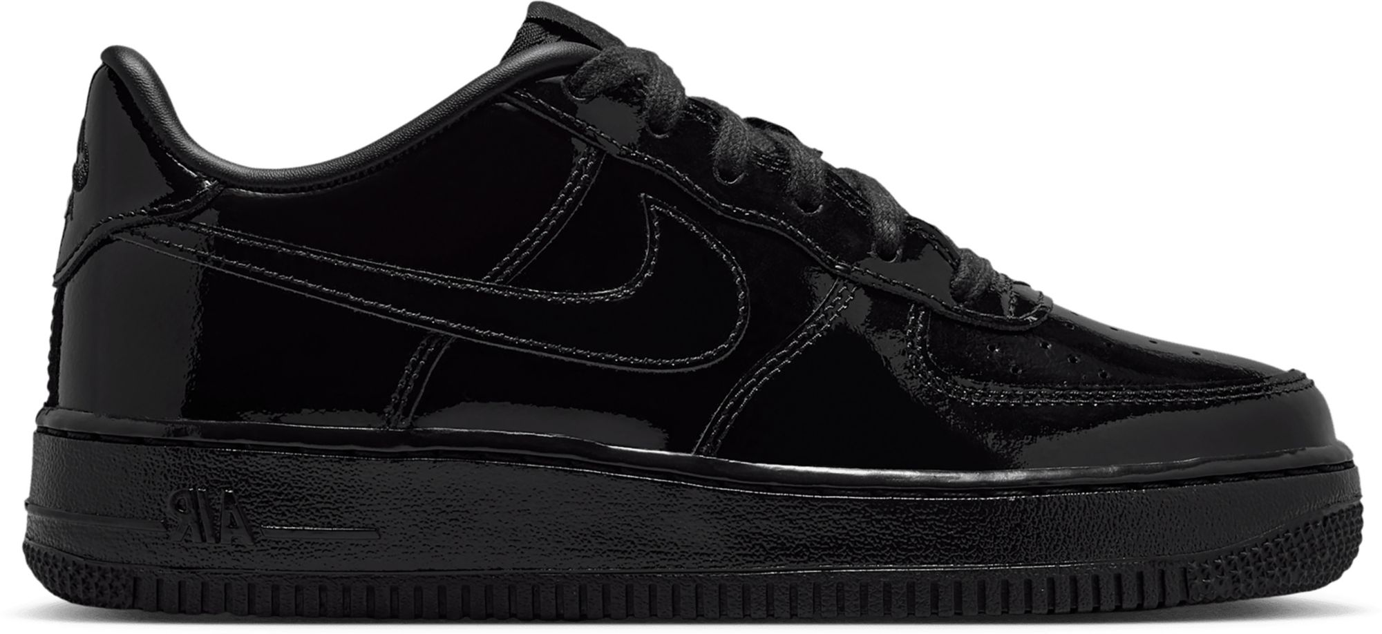 Nike Kids' Grade School Air Force 1 Shoes, Boys', Size 5.5, Black/Black/Black