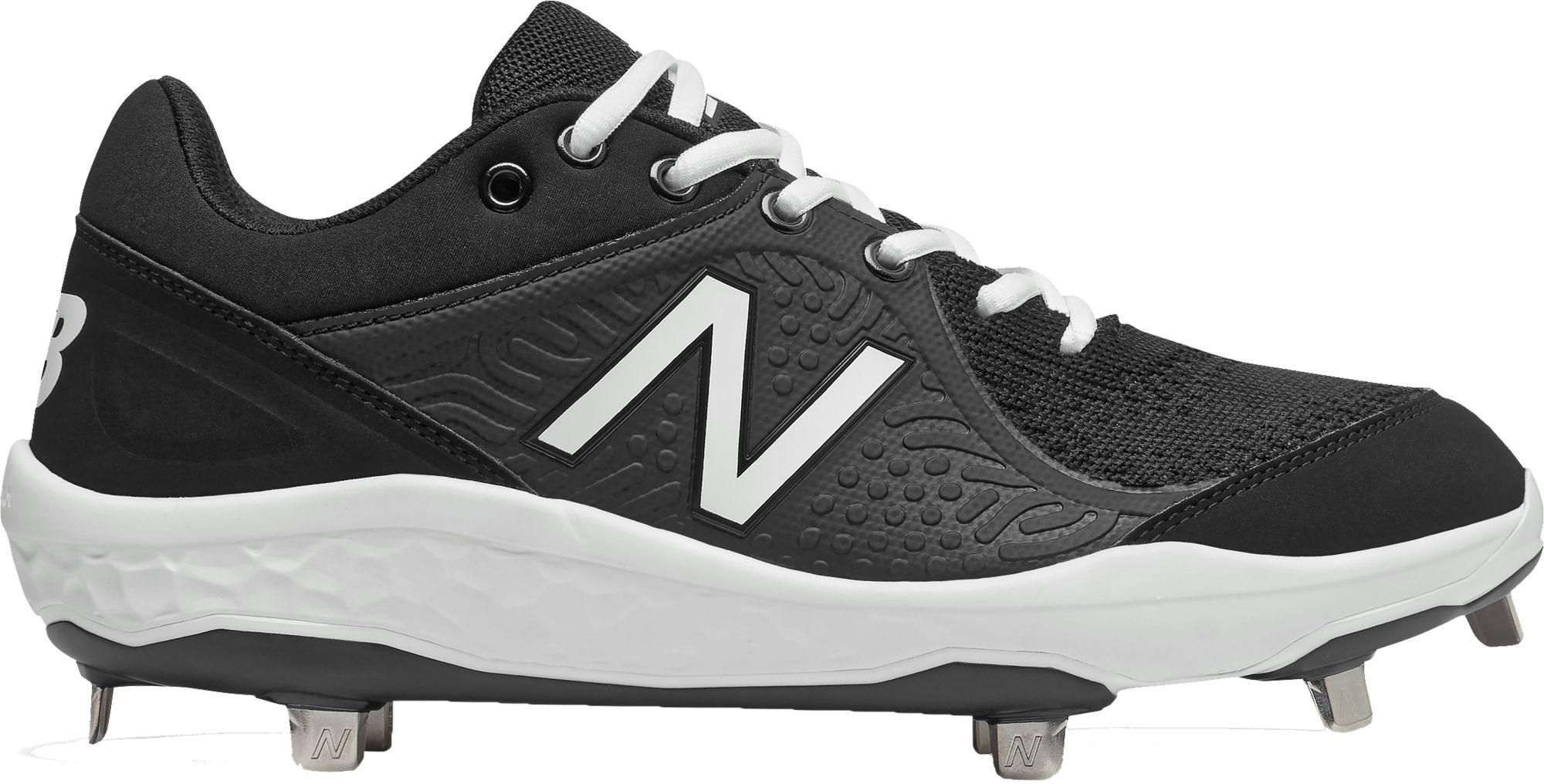 New Balance Men's Fresh Foam X 3000 V6 Metal Baseball Cleats - Royal Blue  with White - L3000TB6