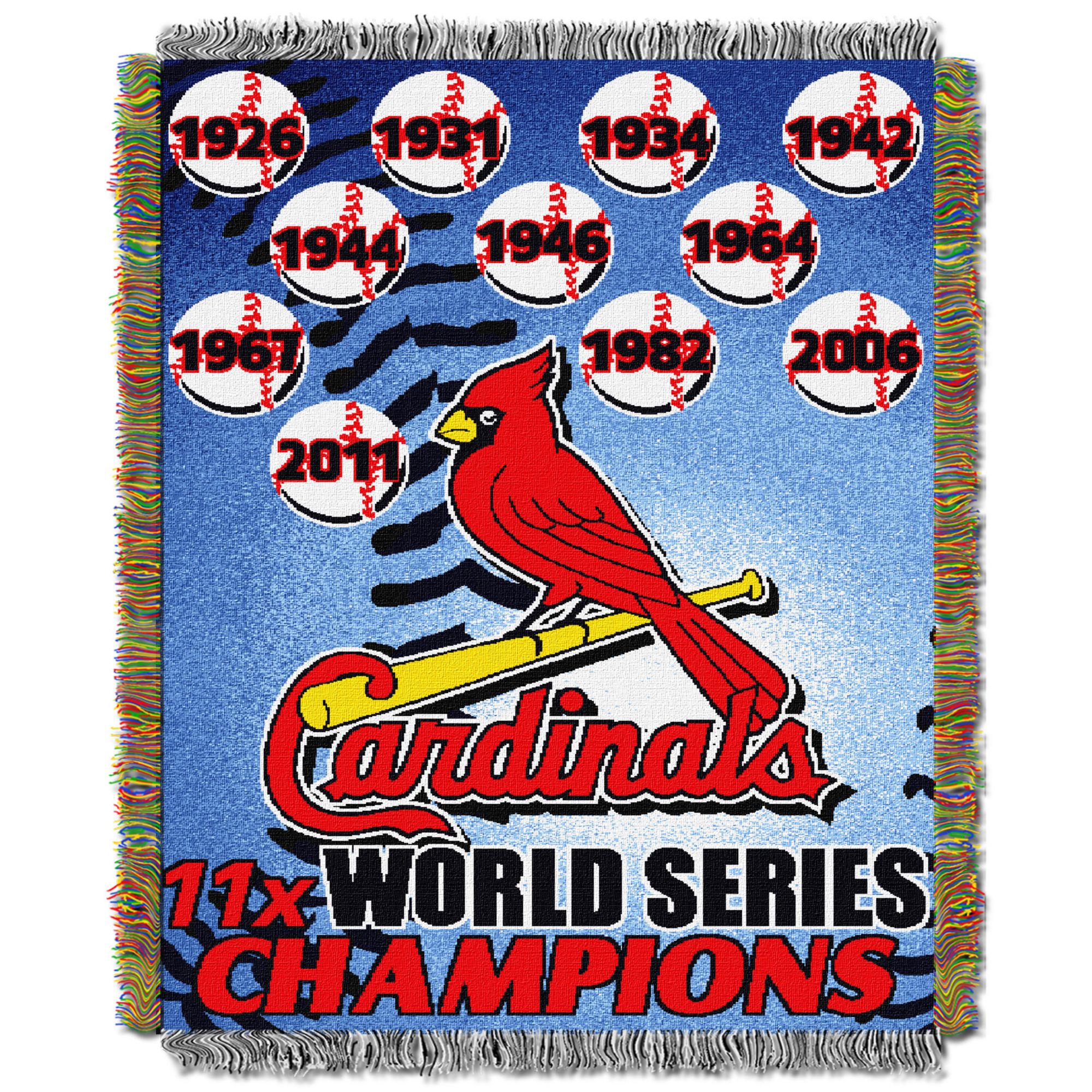TheNorthwest St. Louis Cardinals 48'' x 60'' Commemorative Woven Throw