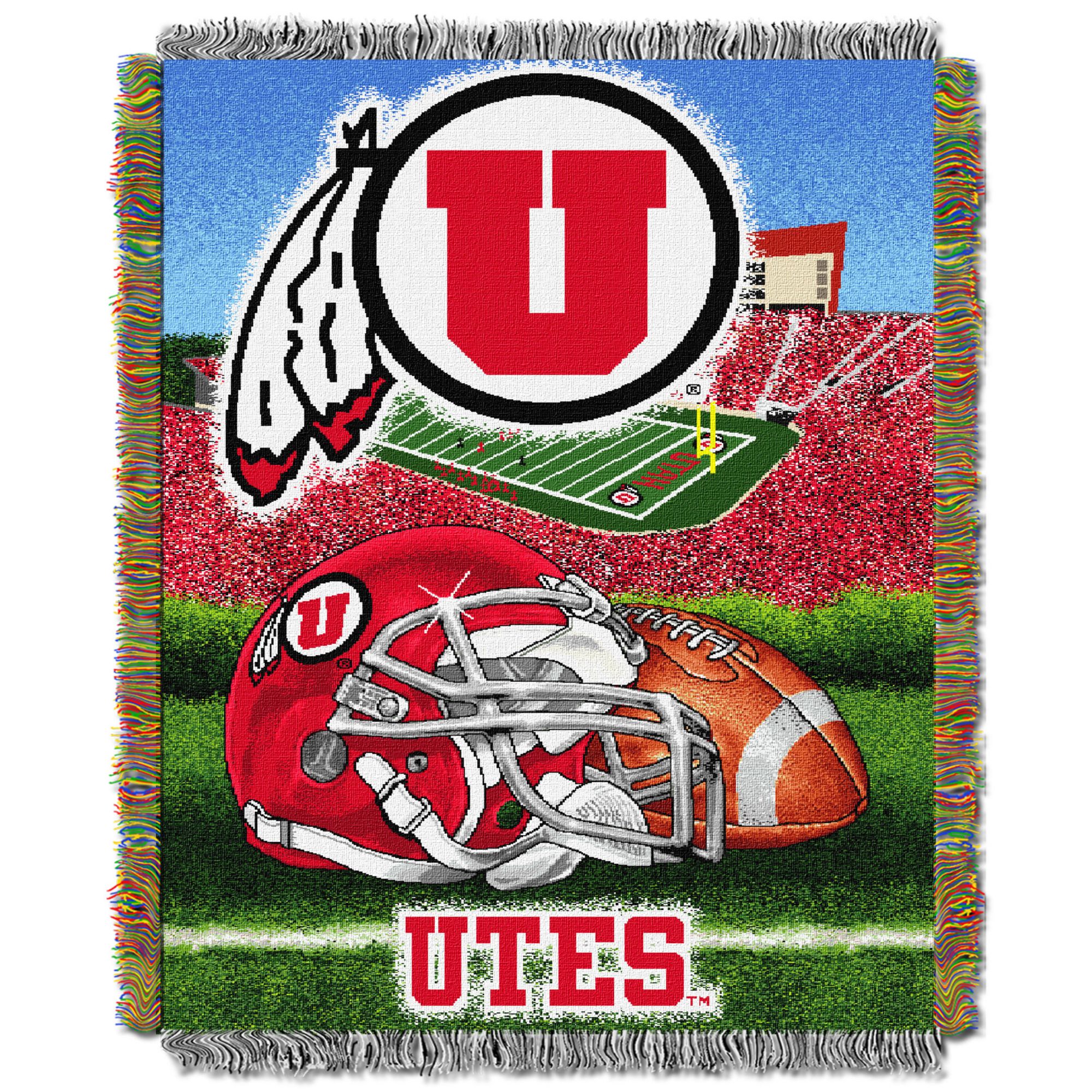 Northwest Utah Utes 48'' x 60'' Woven Throw