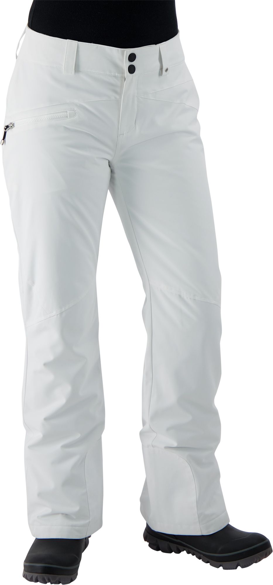 Photos - Ski Wear Obermeyer Women's Malta Snow Pants, Size 10, White 20OBEWWMLTPNTXXXXWOU