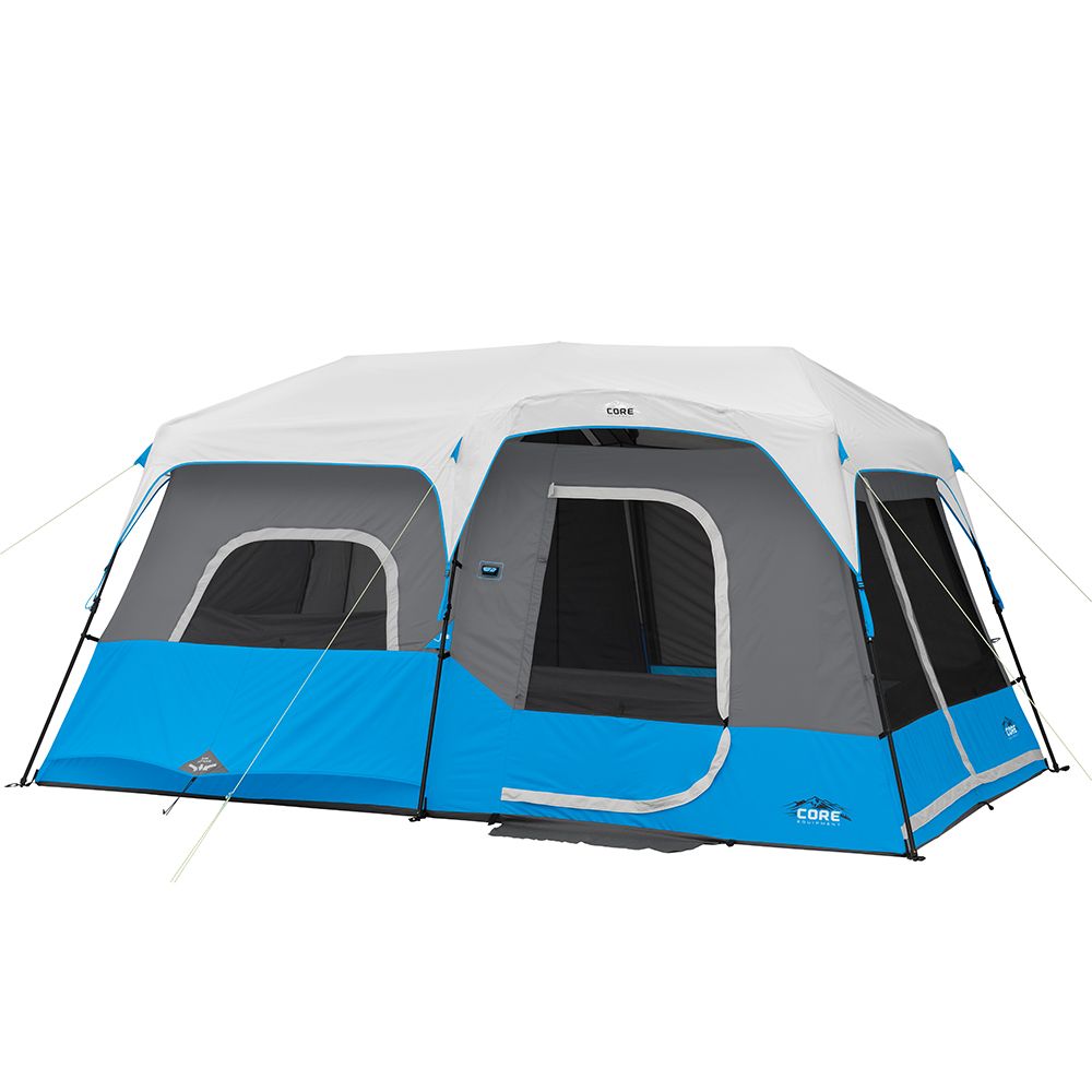 CORE EQUIPMENT 9-Person Lighted Cabin Tent