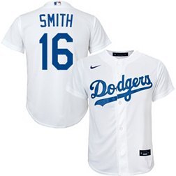Nike Youth Replica Los Angeles Dodgers Will Smith #16 Cool Base White Jersey