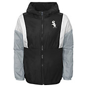 Gen2 Youth Chicago White Sox Black Long Sleeve Windbreaker Jacket