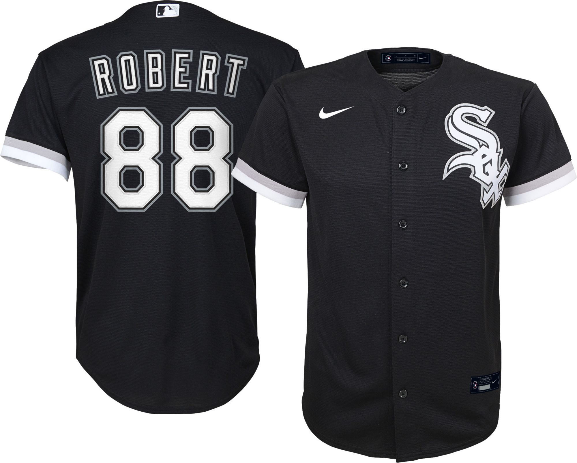 Youth Eloy Jimenez Chicago White Sox Authentic Gray Flex Base Road  Collection Jersey by Majestic