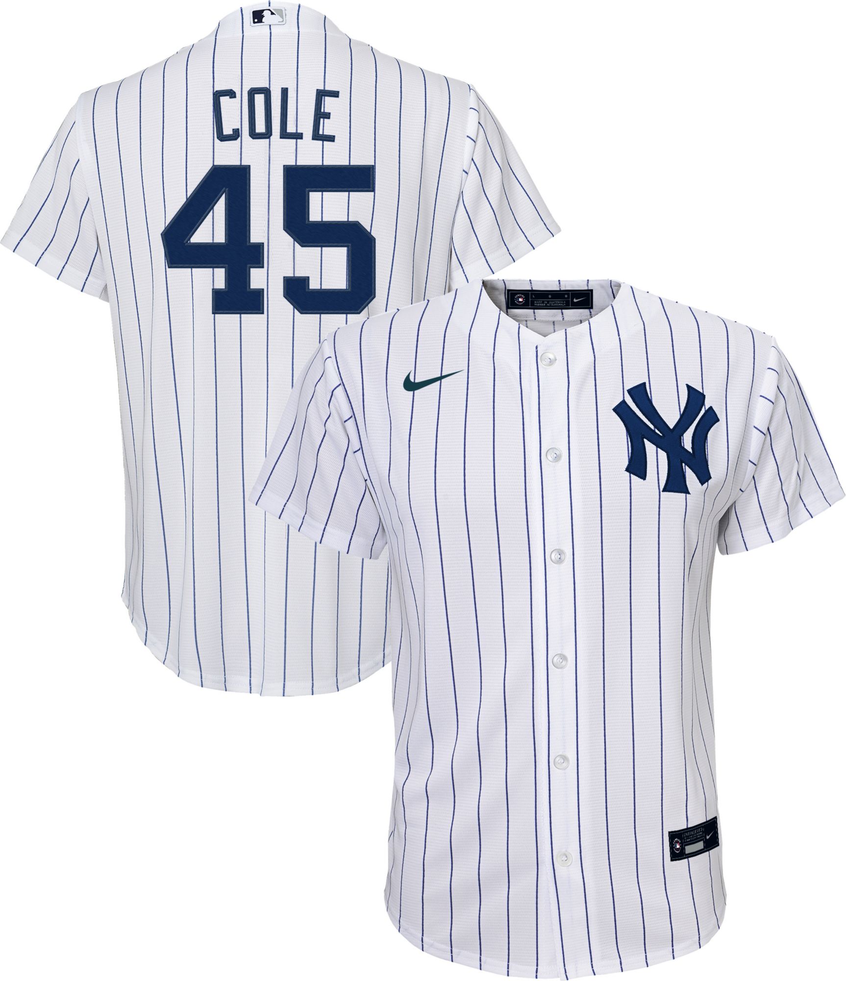Fanatics NY Yankees Pinstripe MLB Jersey Shirt