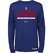 Nike Youth Los Angeles Clippers Practice Performance Long Sleeve T-Shirt