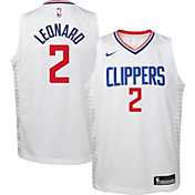 Nike Youth Los Angeles Clippers Kawhi Leonard #2 Dri-FIT Swingman White Jersey