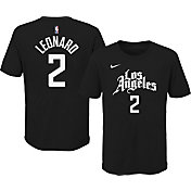 Nike Youth 2020-21 City Edition Los Angeles Clippers Kawhi Leonard #2 Cotton T-Shirt