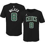 Jordan Youth Boston Celtics Kemba Walker #8 Statement Black T-Shirt