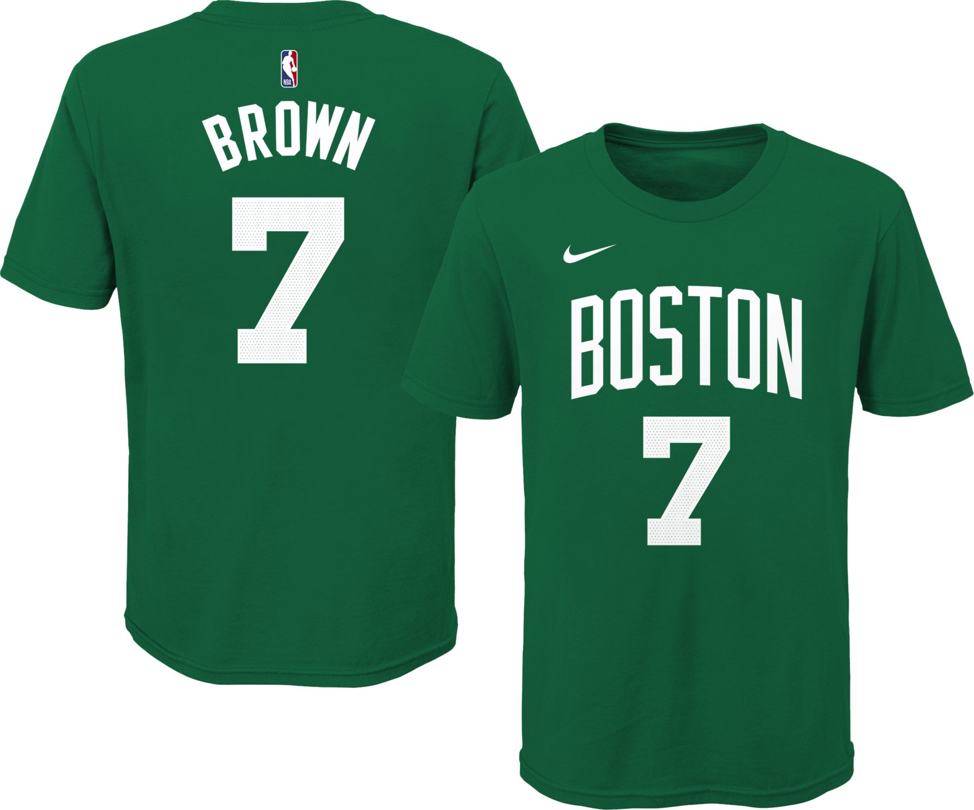 Jayson Tatum Boston Celtics Nike Youth Logo Name & Number T-Shirt – Green
