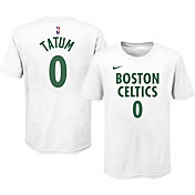 Nike Youth 2020-21 City Edition Boston Celtics Jayson Tatum #0 Cotton T-Shirt