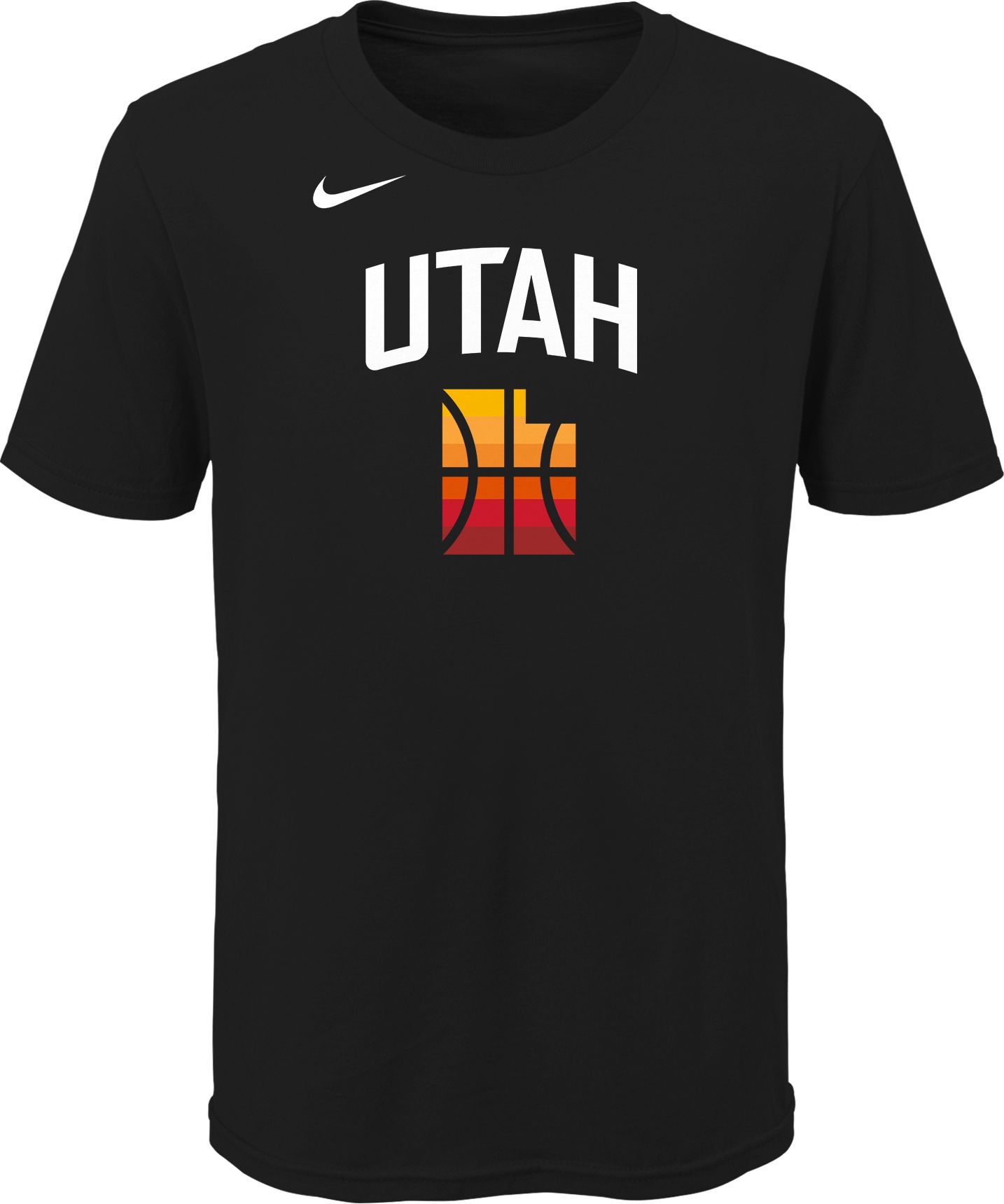 Nike Utah Jazz Gray Essential Practice Performance Short Sleeve Dri-Fit  Shirt