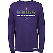 Nike Youth Sacramento Kings Practice Performance Long Sleeve T-Shirt