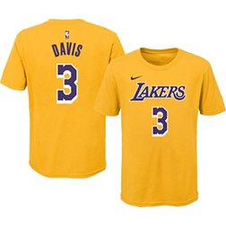 Los Angeles Lakers Youth 8-18 Lebron James #23 T-Shirt Black – THE