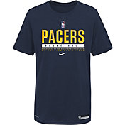 Nike Youth Indiana Pacers Blue Practice Performance T-Shirt