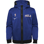 Nike Youth Philadelphia 76ers Blue Spotlight Full-Zip Hoodie