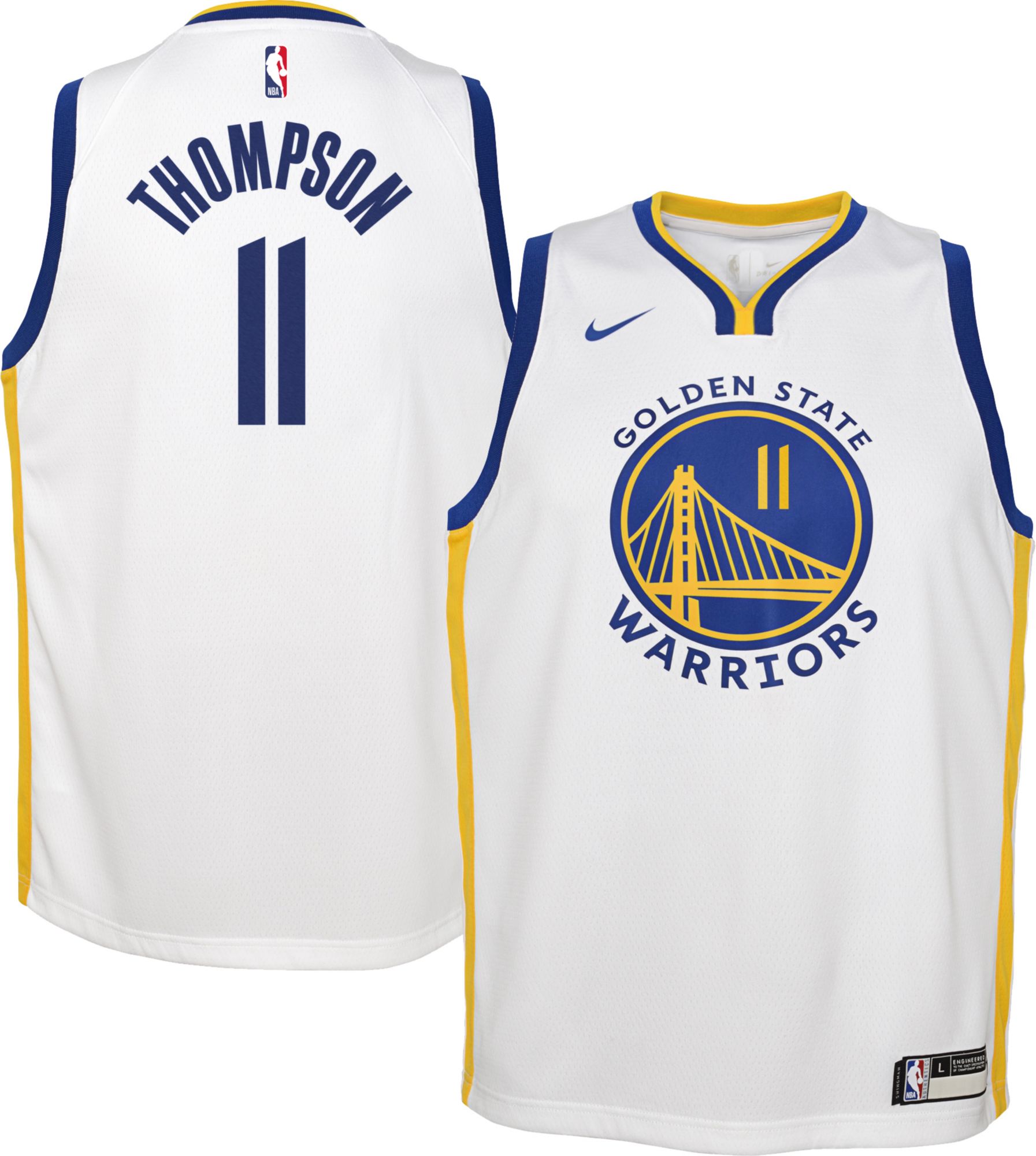 Nike Youth Golden State Warriors Klay Thompson #11 Swingman Association Jersey