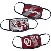 Outerstuff Boys' Oklahoma Sooners 3-Pack Face Coverings
