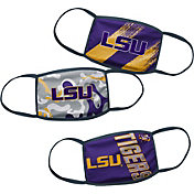 Outerstuff Boys' LSU Tigers 3-Pack Face Coverings