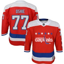 Men's Washington Capitals T.J. Oshie Adidas Authentic Hockey Fights Cancer  Primegreen Jersey - White/Purple