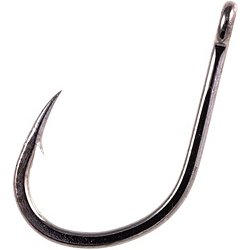 Eagle Claw Aberdeen Light Wire Non-Offset Hook, Gold, Size: 1