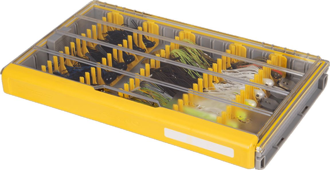 yellow tackle box