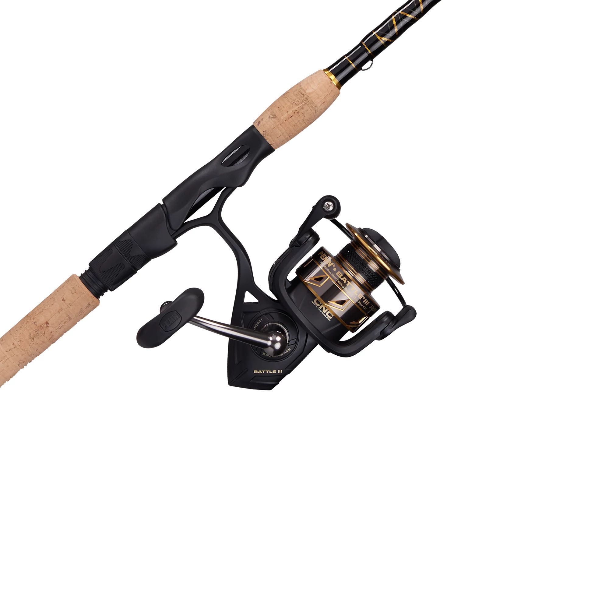 Photos - Other for Fishing PENN Battle III Spinning Combo 20PNFUBTL25007FT1COM