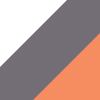 Grey/White/Coral