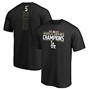 MLB Men's 2020 World Series Champions Los Angeles Dodgers Corey Seager #5 T-Shirt