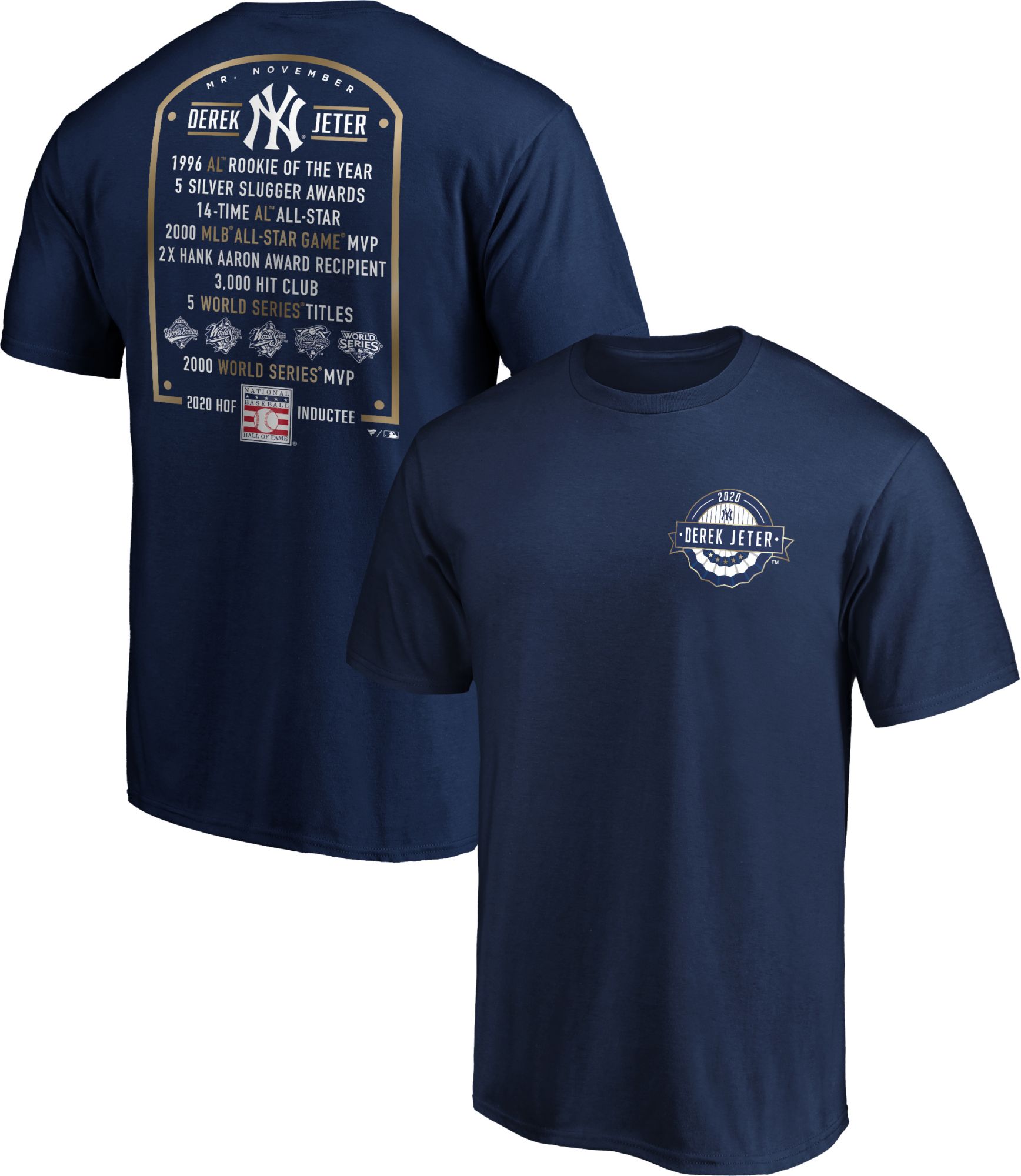 jeter hall of fame shirt