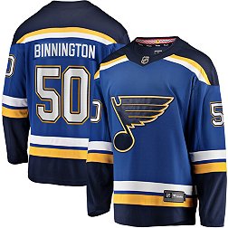 NHL Men's St. Louis Blues Jordan Binnington #50 Breakaway Home Replica Jersey