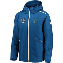 NHL '22 Winter Classic St. Louis Blues Authentic Pro Blue Full-Zip Jacket