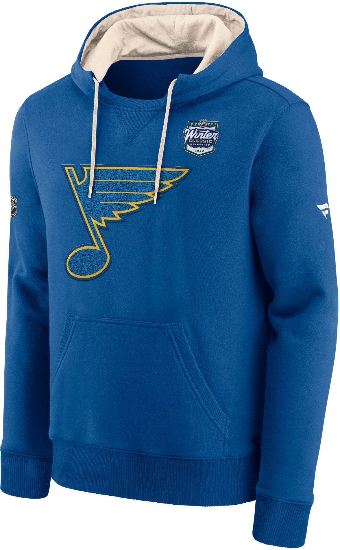 Fanatics Brand / NHL '22 Winter Classic St. Louis Blues Archival Blue  Pullover Hoodie