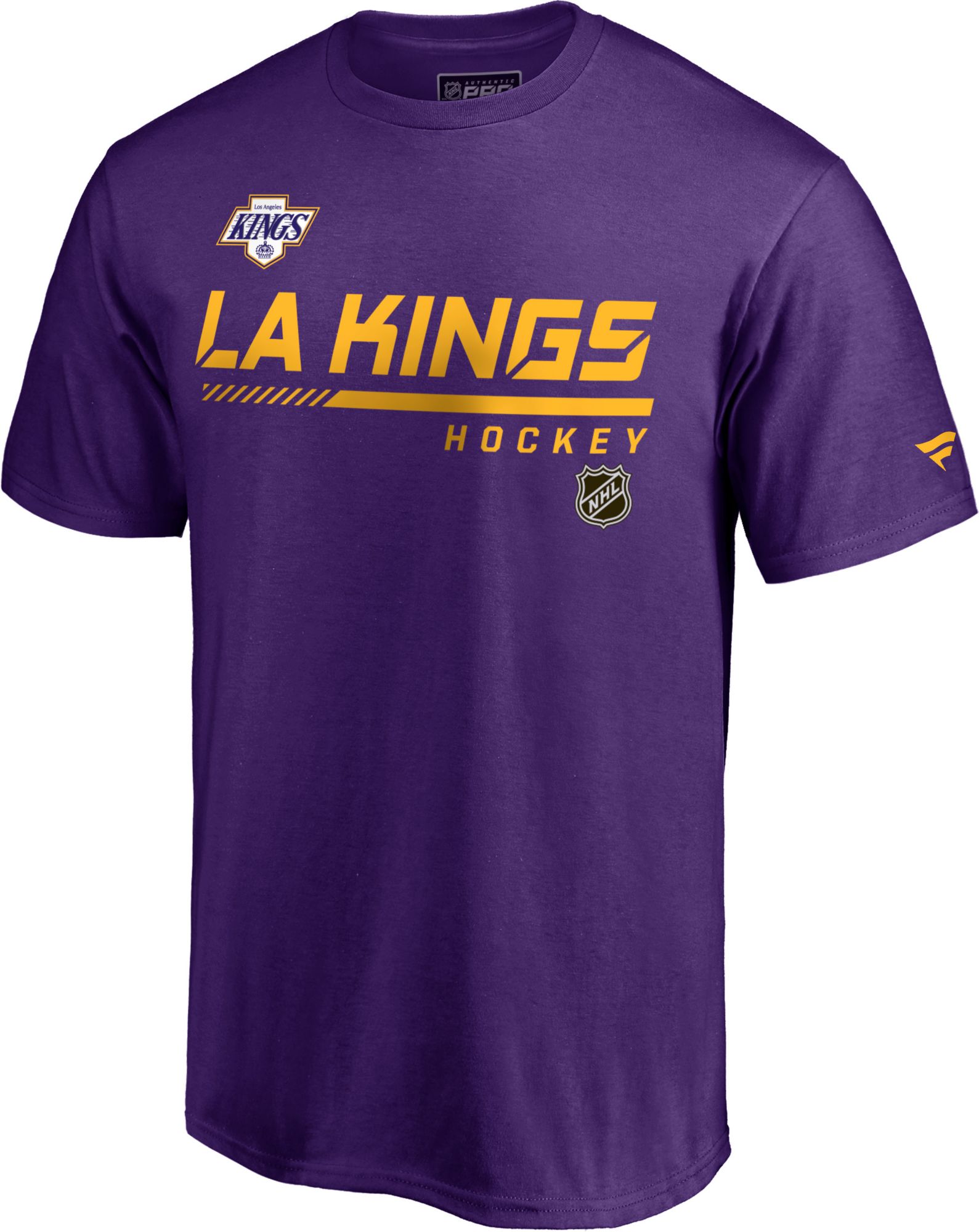 Fanatics Brand / NHL Men's Los Angeles Kings Special Edition Wordmark  Purple T-Shirt