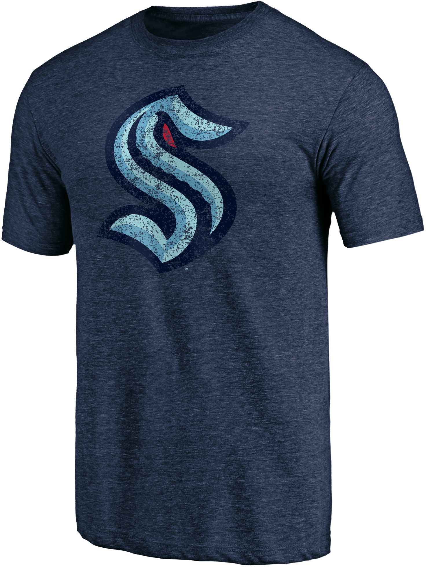 Custom Name Seattle Kraken Logo NHL Fans Golf Polo Shirt For Men
