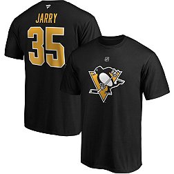 NHL Men's Pittsburgh Penguins Tristan Jarry #35 Black Player T-Shirt