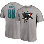 NHL Men's San Jose Sharks Brent Burns #88 Special Edition Grey T-Shirt