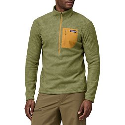 Vintage Patagonia Sage Green Synchilla Fleece Half Zip Sweatshirt - Men's  Small