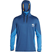 Quiksilver Mens Dredge Ls Hooded Long Sleeve Rashguard Surf Shirt