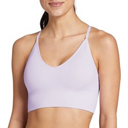 Layer 8 Women's Performance 2-Pack Seamless Sports Bras, Ruby/Gray