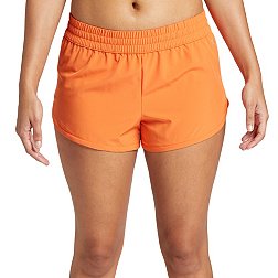 Women's Orange Workout Shorts