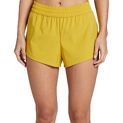 Women's Yellow Workout Shorts
