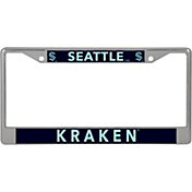 Rico Seattle Kraken Chrome License Frame