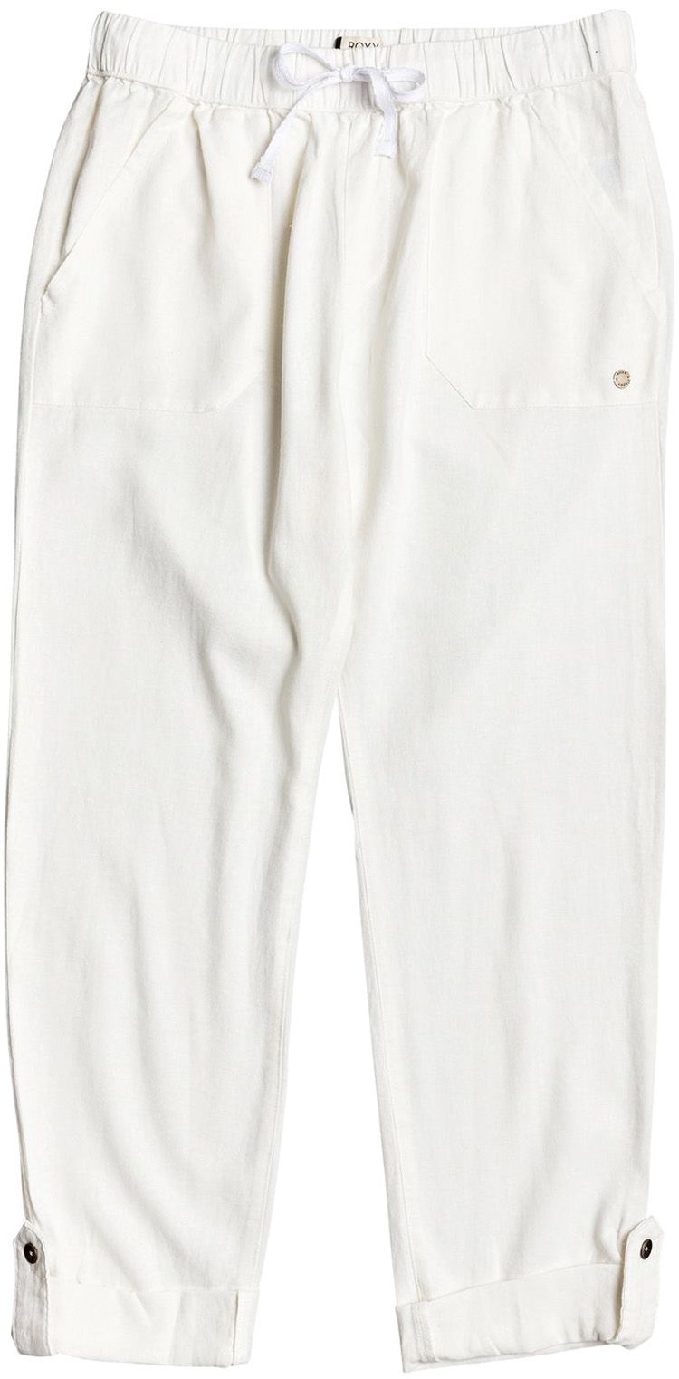 Roxy Women's On the Seashore Linen Trousers