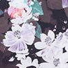 True Black Blurry Flower