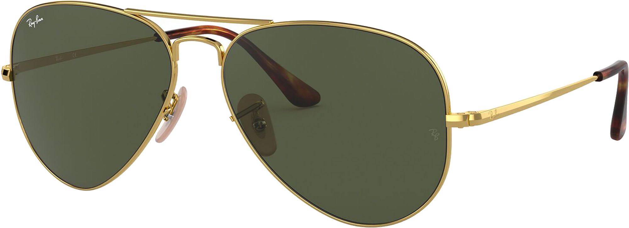Photos - Sunglasses Ray-Ban Aviator II Metal , Men's, Crystal Green 20RYBARB3689CLRG 