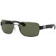 Gunmetal/Polished Green