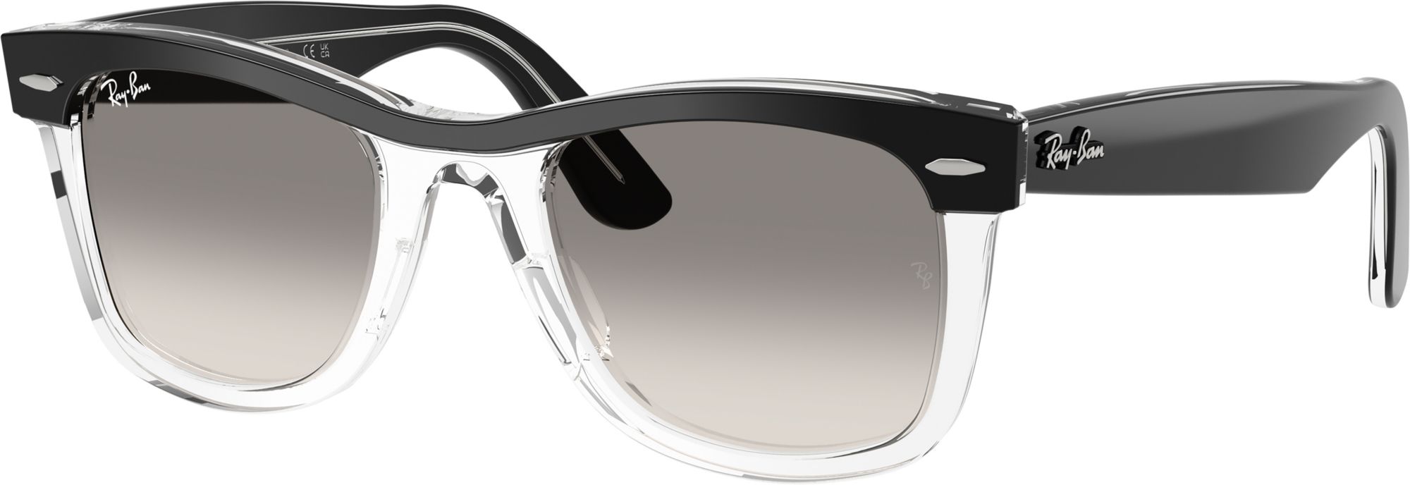 Black On Transparent/Clear Gradient Grey
